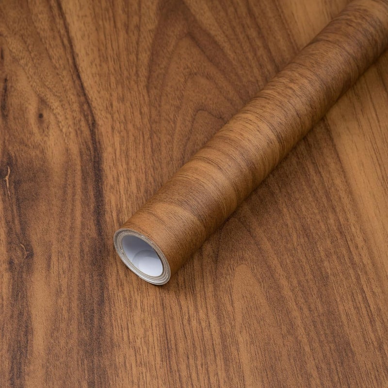 Decoroom Wood Grain Contact Paper Peel and Stick, Vintage Thicken Wood Contact Paper for Cabinets Furniture, Natural Wallpaper Self-Adhesive Removable Waterproof Vinyl Film 24in X 197 in - Image 1